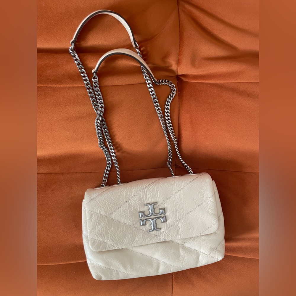 Tory Burch EUC white purse